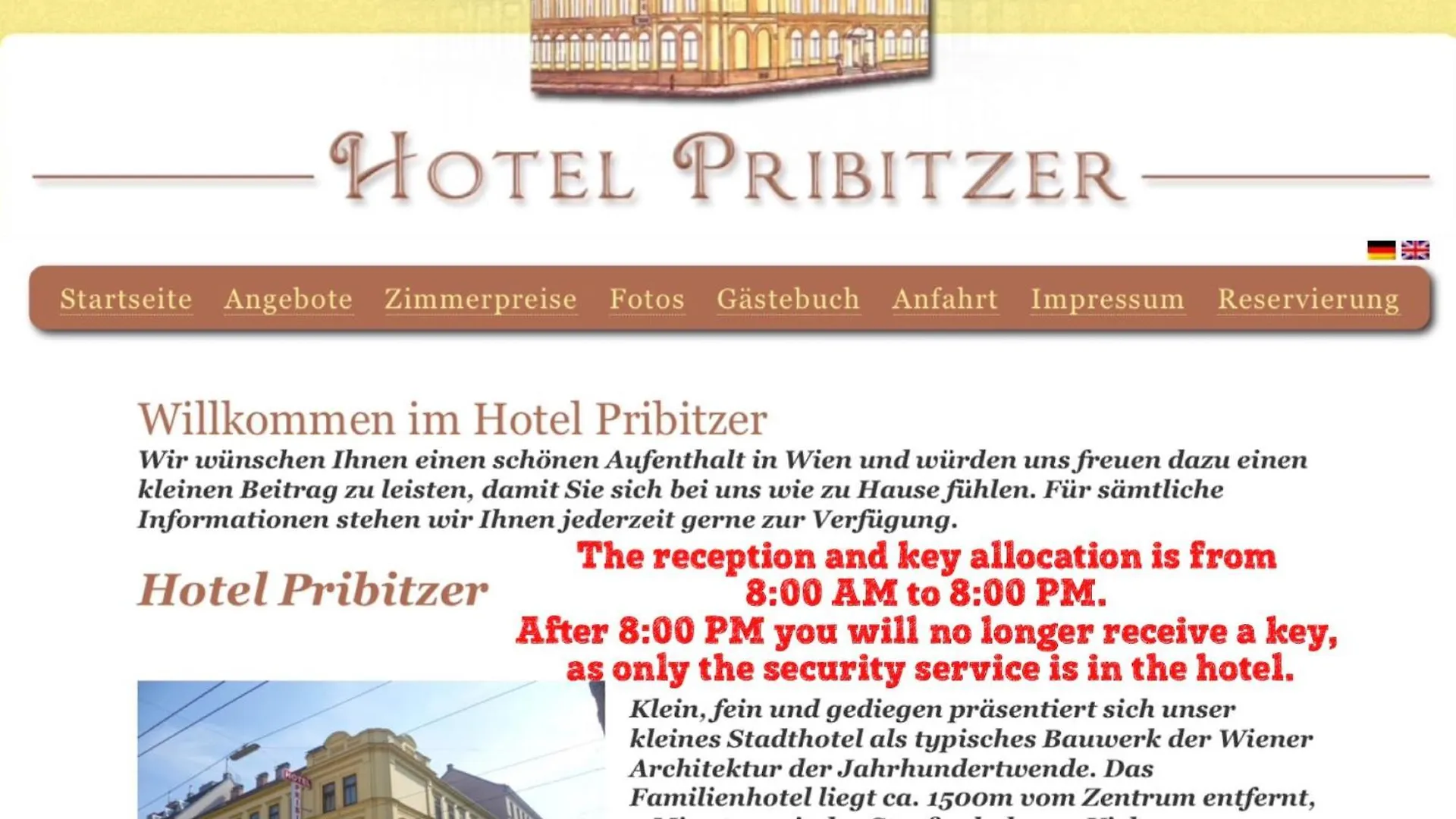 Hotel Pribitzer Vienne